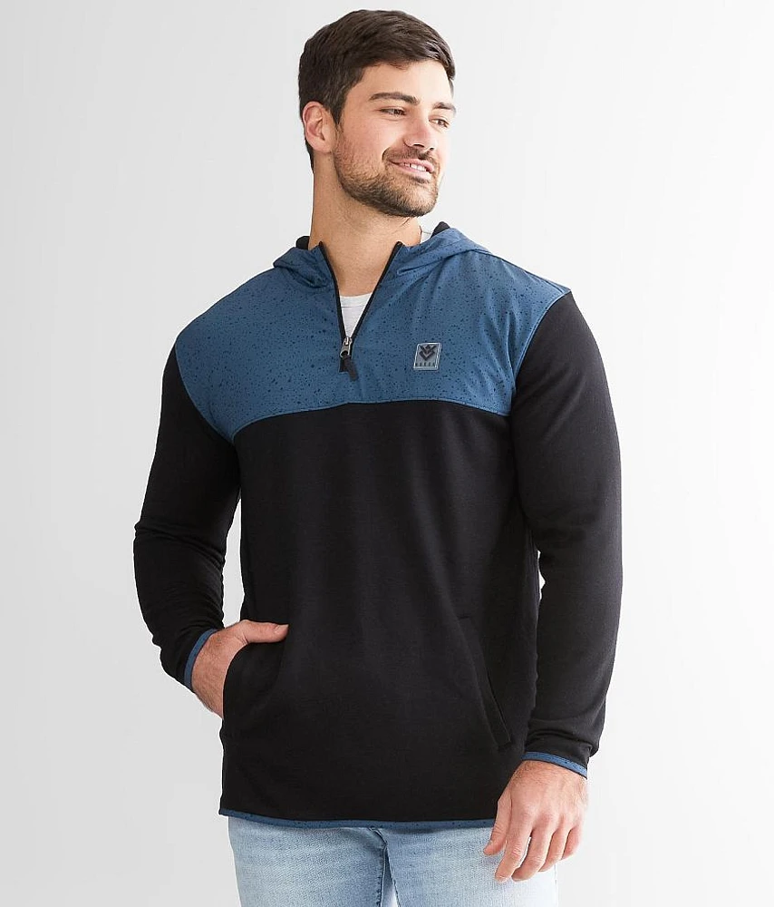 Quarter Zip Hooded Sweatshirt