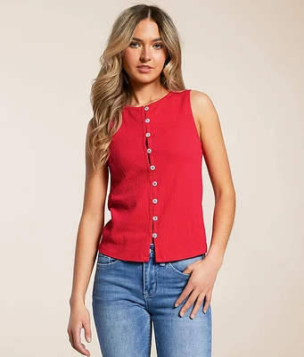 Willow & Root Textured Knit Tank Top