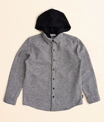 Boys - Departwest Hooded Flannel Shirt