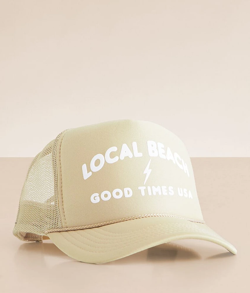 Local Beach Good Times USA Trucker Hat