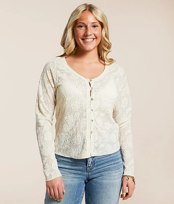Willow & Root Floral Lace Top
