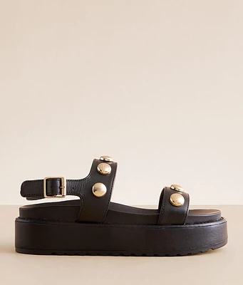 Steve Madden Bia Leather Flatform Sandal