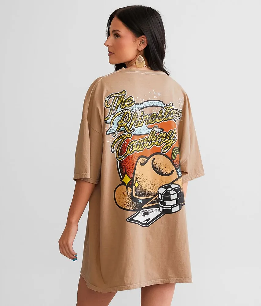 The Rhinestone Cowboy T-Shirt Dress
