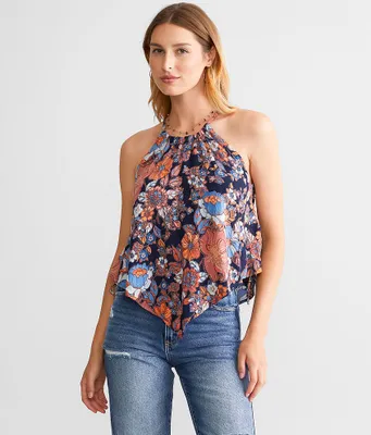 Angie High Neck Tank Top