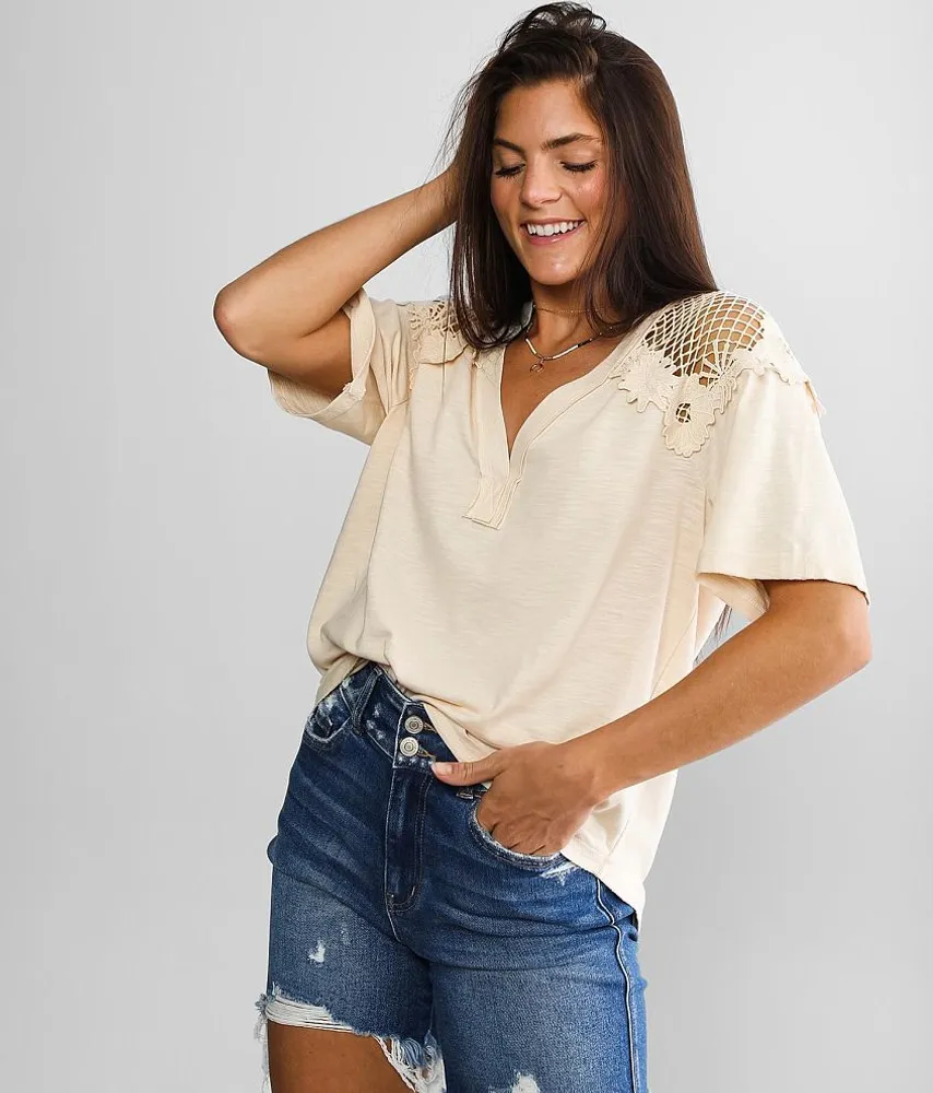 Floral Crochet Top