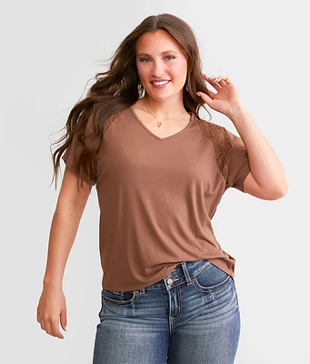 Daytrip Crochet Inset Top