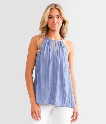 Daytrip Studded Halter Tank Top