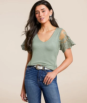 Daytrip Lace Trim Top
