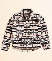 Girls - BKE Southwestern Fleece Shacket