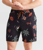 Sullen Reaper Shark Stretch Swim Trunks