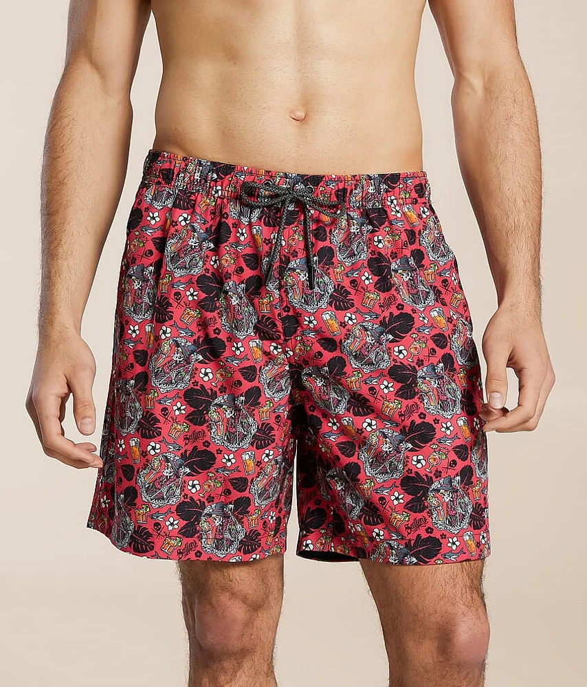 Shark Bite Stretch Swim Trunks