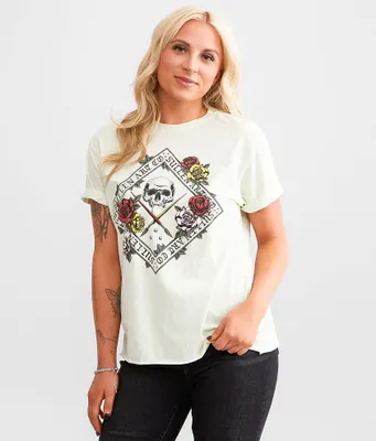 Angels Floral Badge T-Shirt