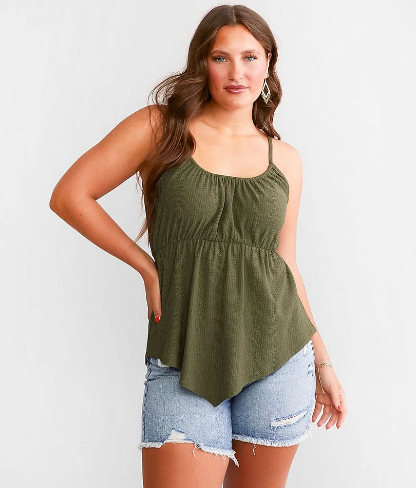 Textured Knit Tank Top