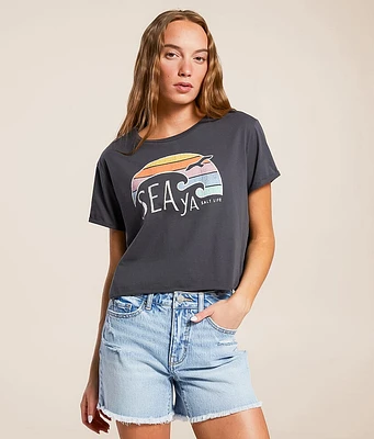 Salt Life Sea Ya Cropped T-Shirt
