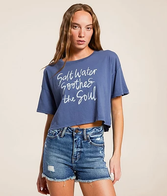 Salt Life Soothes The Soul Cropped T-Shirt