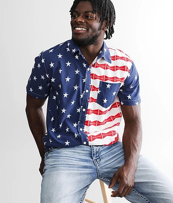 Tipsy Elves Budweiser Stars & Stripes Shirt