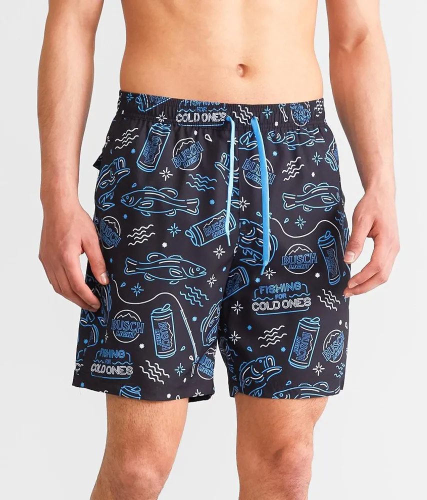 Tipsy Elves Busch Light Stretch Swim Trunks
