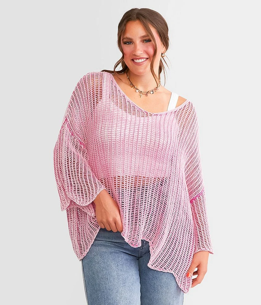 Oversized Boxy Washed Sweater