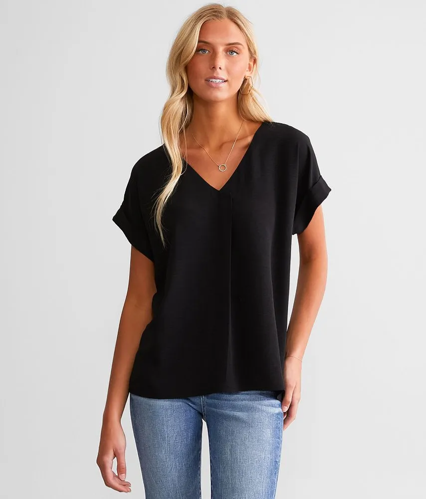 Woven Dolman Top