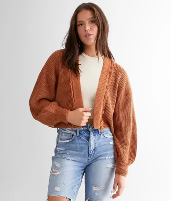 Cropped Cardigan Sweater