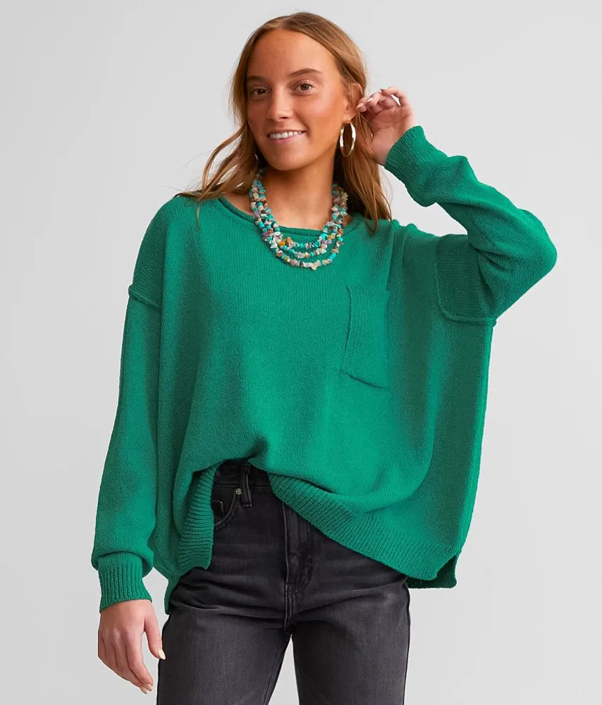 Boxy Pocket Sweater
