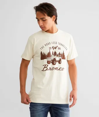tee luv Bronco The Road Less Traveled T-Shirt