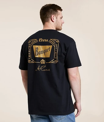 tee luv Coors Banquet Golden T-Shirt