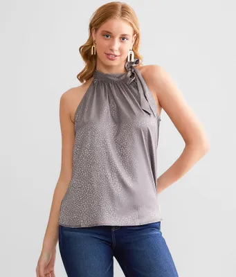 Daytrip Satin A-Line Tank Top