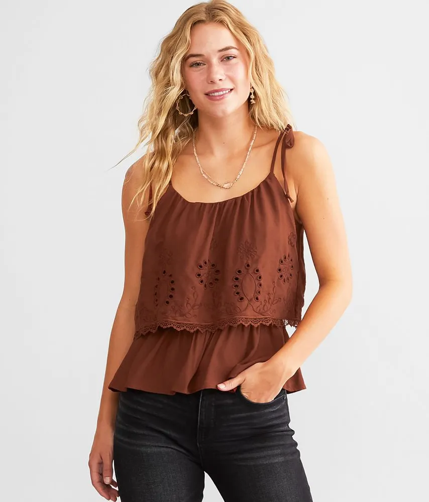 Daytrip Embroidered Tank Top
