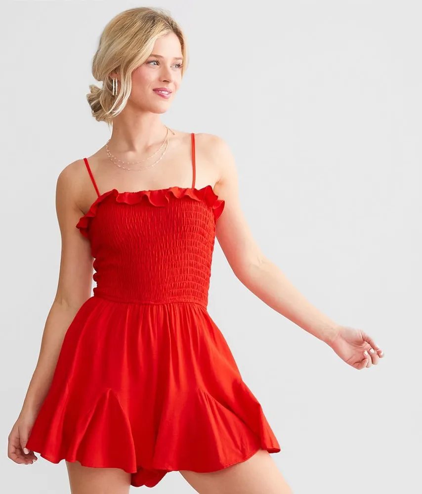 Smocked Bodice Romper