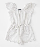 Girls - Daytrip Flutter Lace Romper