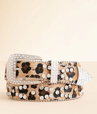 BKE Leopard Glitz Belt