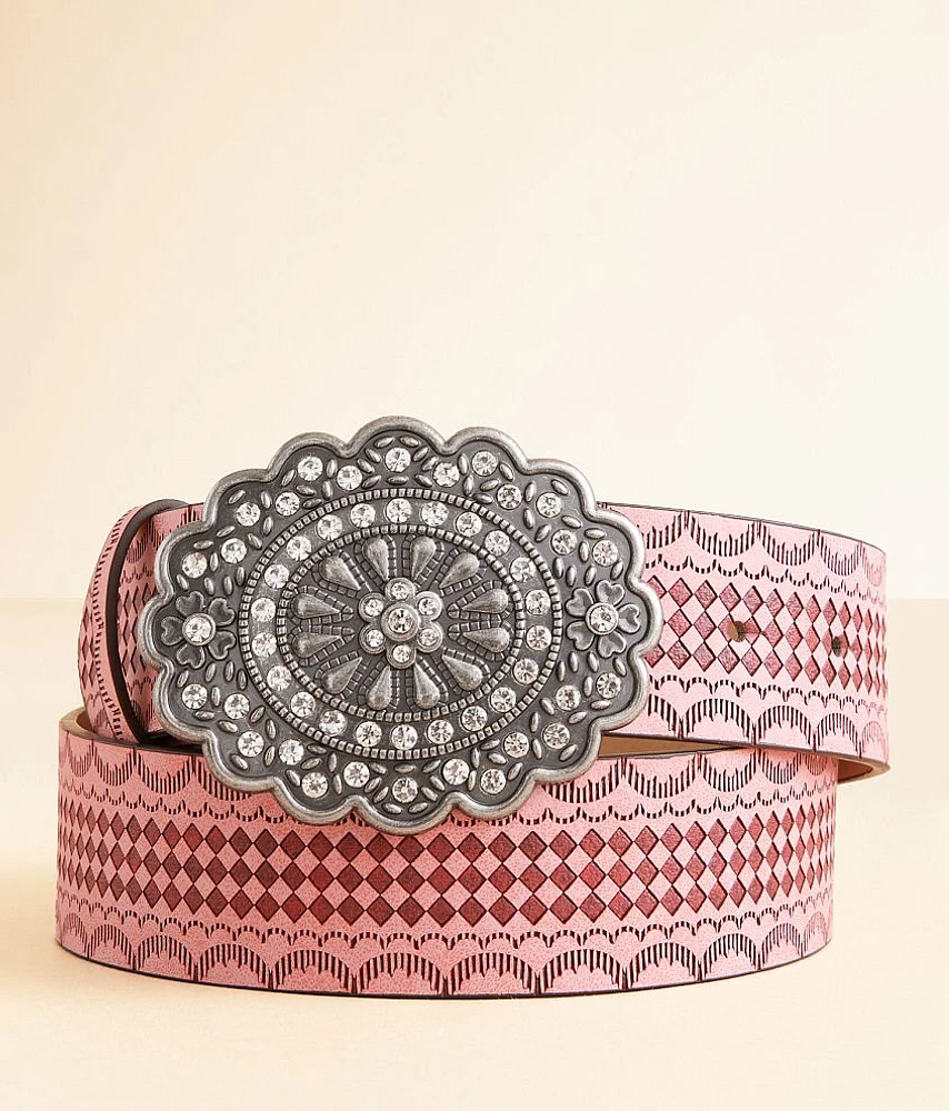 Checkered Glitz Belt