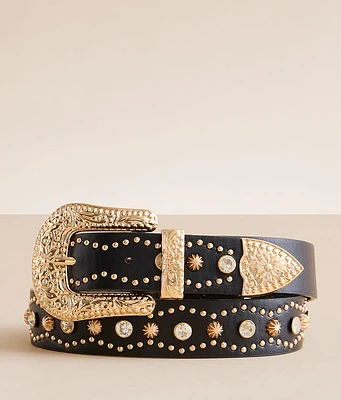 BKE Glitz Studded Western Belt