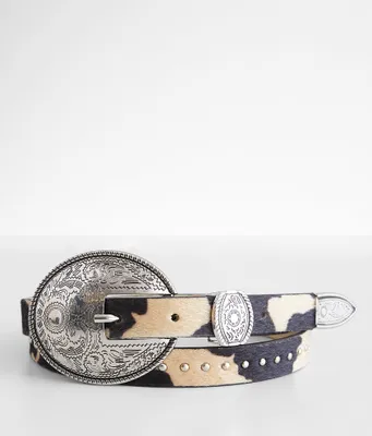 BKE Western Cow Print Belt