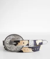 BKE Western Cow Print Belt