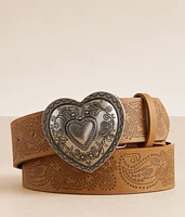 BKE Paisley Heart Belt