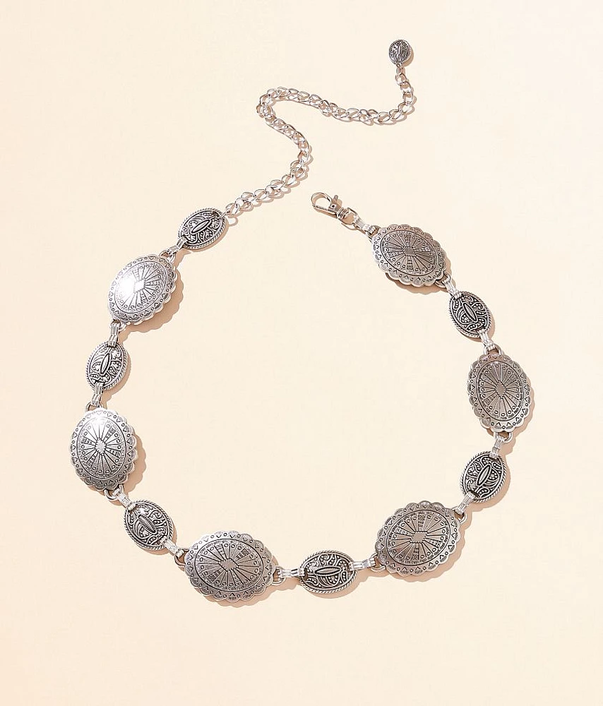 Western Concho Chain Belt