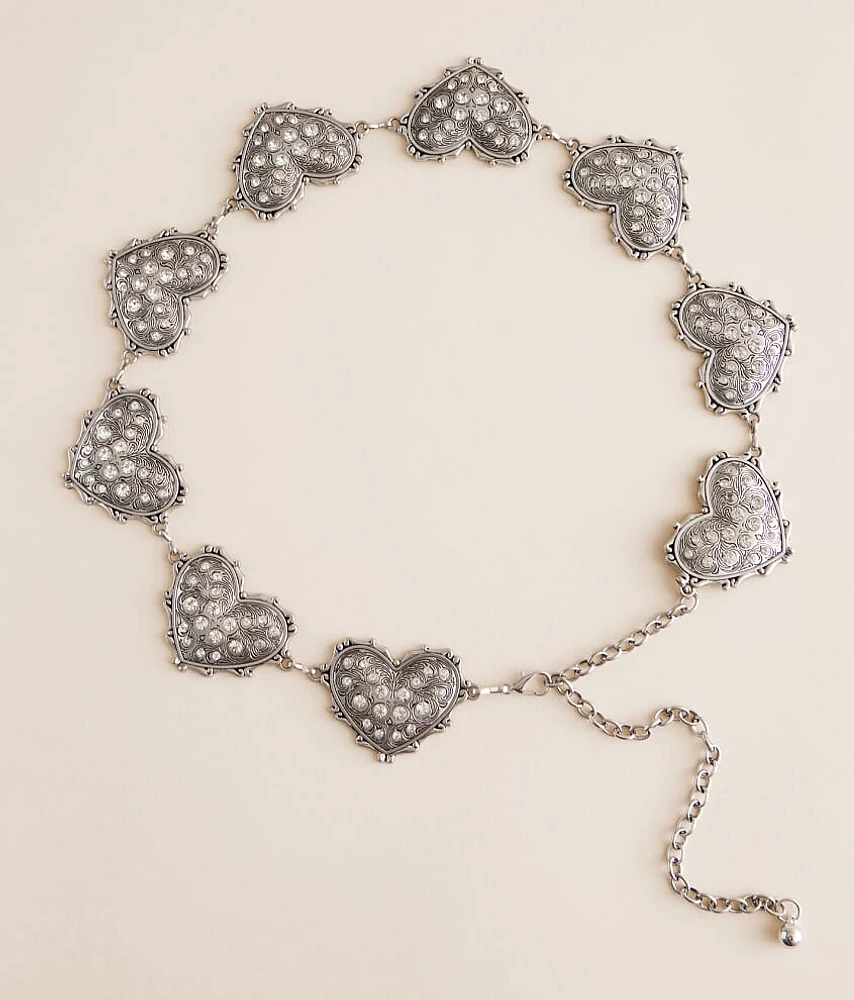 Heart Glitz Concho Belt