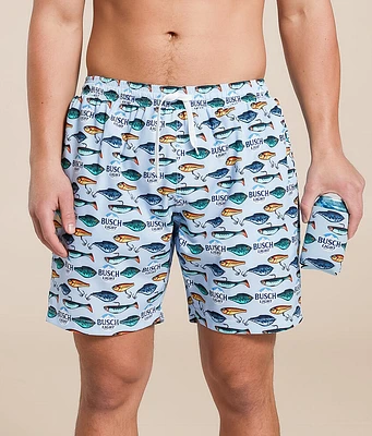 Tropical Bros Busch Light Fishing Swim Trunks