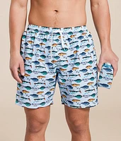 Tropical Bros Busch Light Fishing Swim Trunks