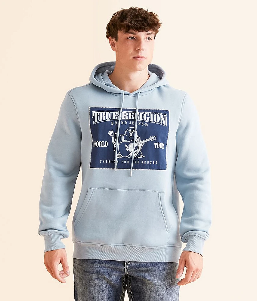 Ladder Applique Hooded Sweatshirt