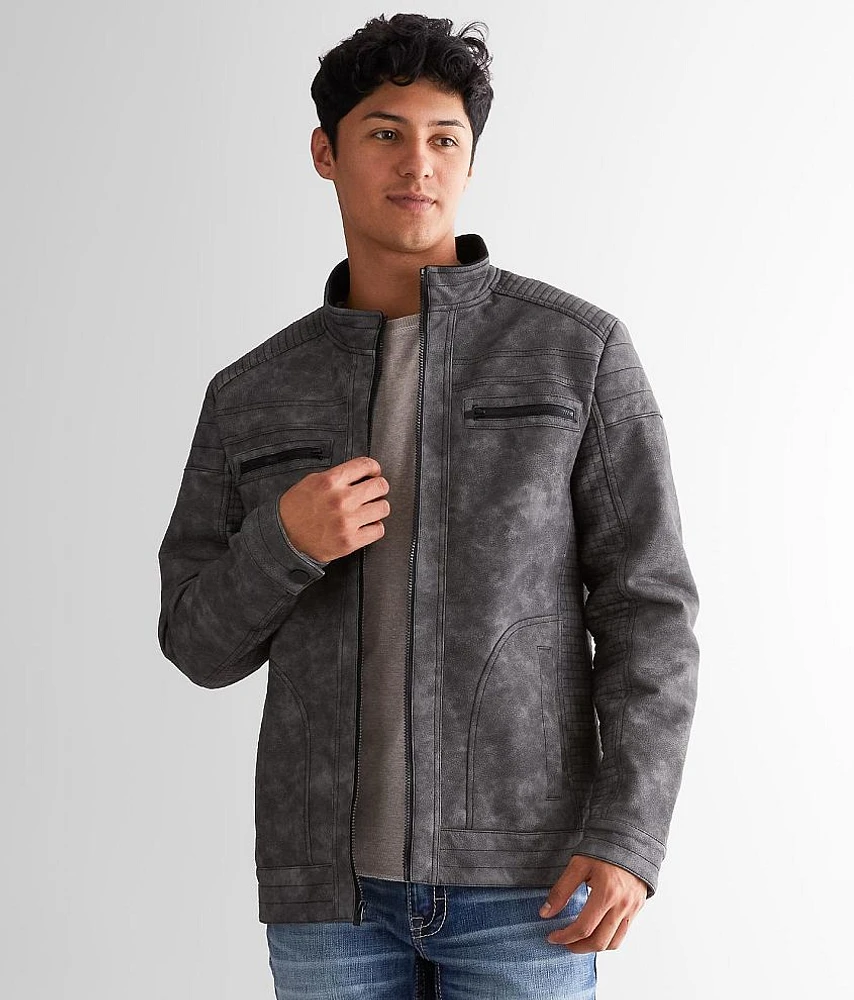 Faux Leather Jacket
