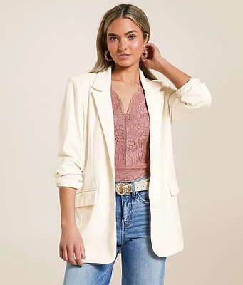 Stoosh Double Button Knit Blazer