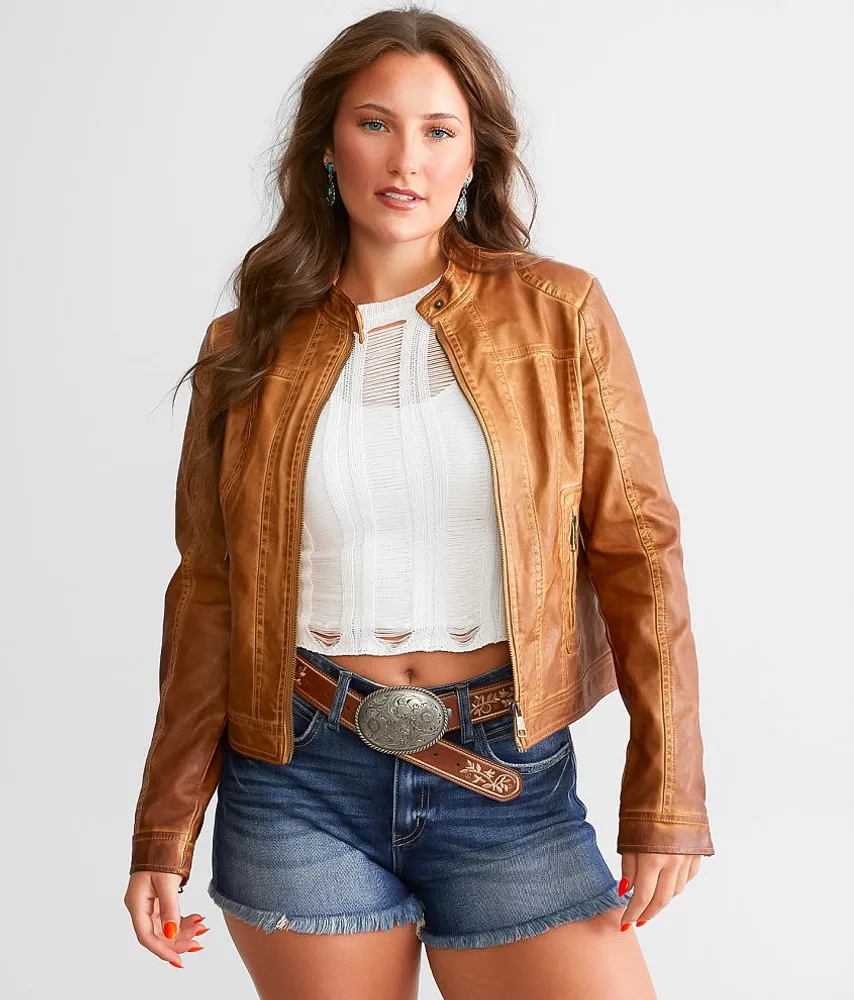 Faux Leather Jacket