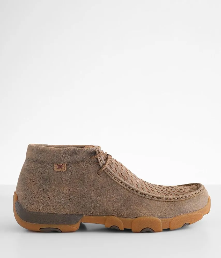 Twisted X Chukka Driving Leather Moccasin