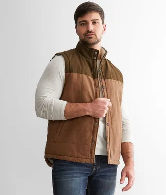 Departwest Color Block Canvas Vest