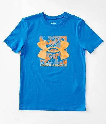 Boys - Under Armour Box Logo Camo T-Shirt