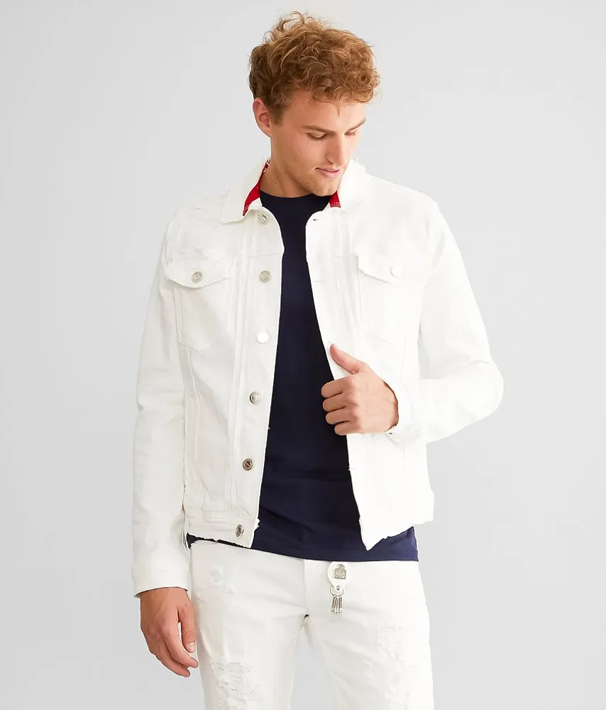 Smuggler's Moon Destructed Denim Stretch Jacket