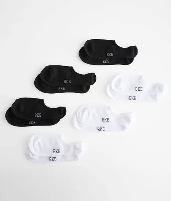 BKE 6 Pack No Show Performance Socks